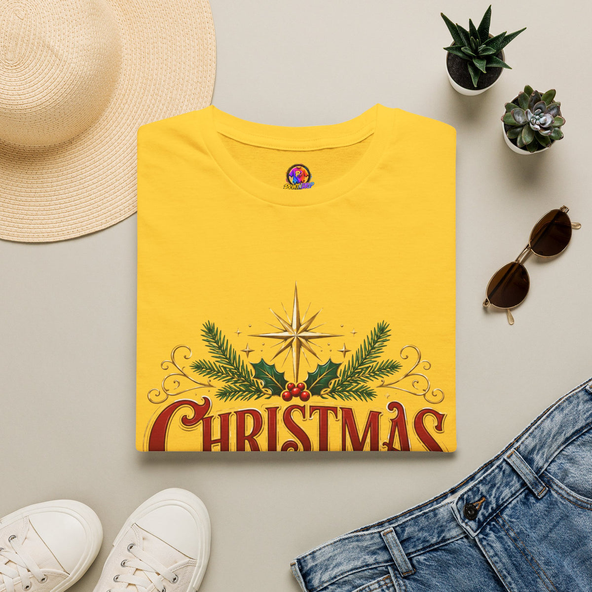 Christmas Blessings T-Shirt – Festive Holiday Graphic Tee
