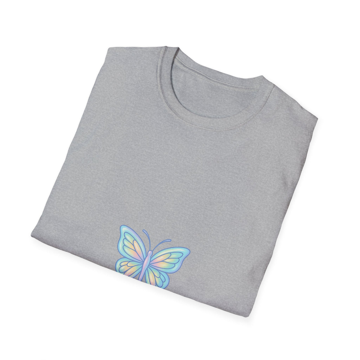 Butterfly Pastel Tee — 'Flutter & Fly' Small Chest Graphic T-Shirt - Trending Now - October 2026