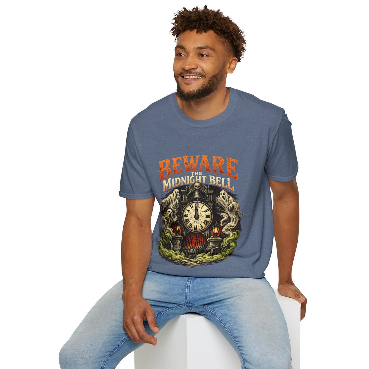 Halloween Beware Of Midnight Unisex Softstyle T-Shirt