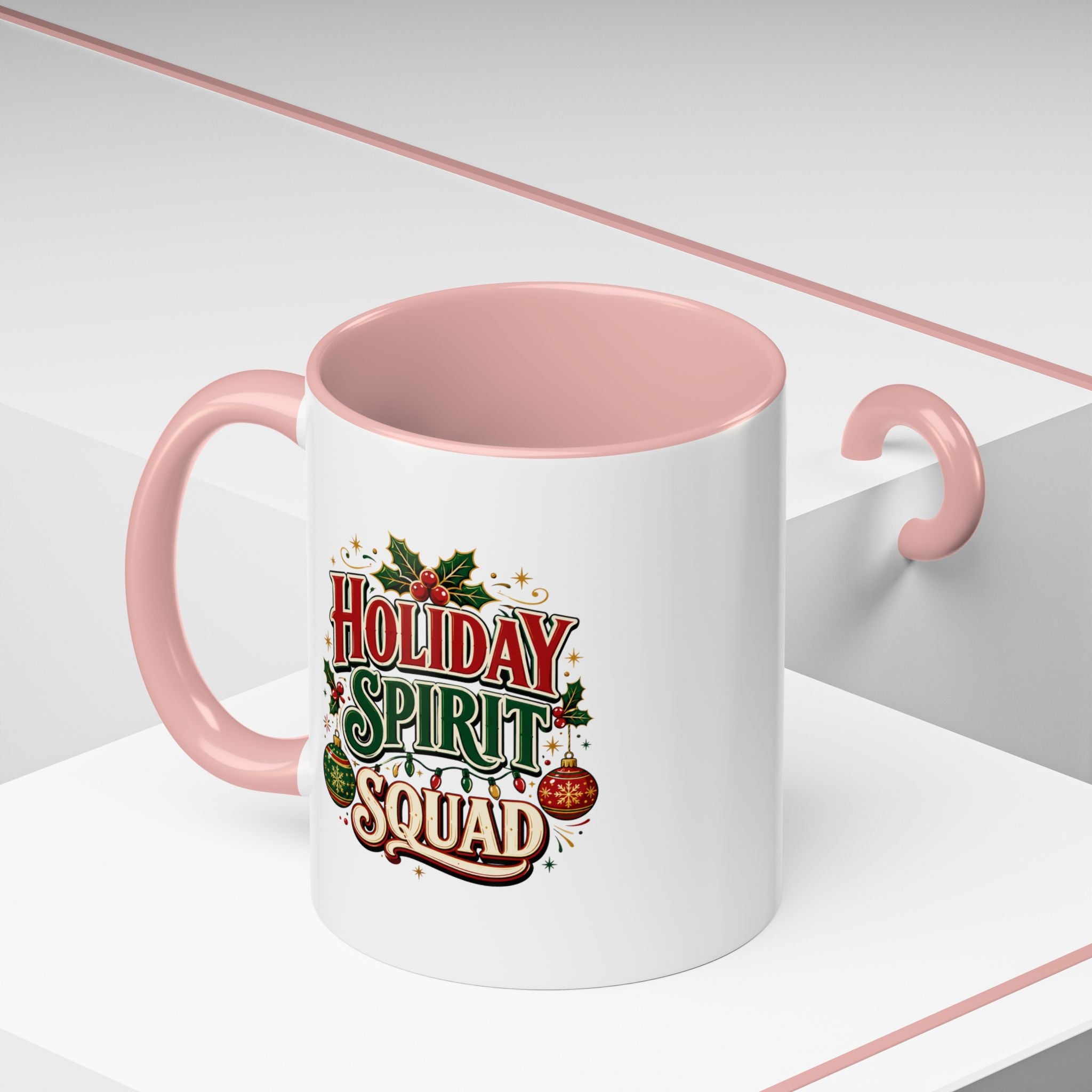 Accent Coffee Mug Holiday Spirit Squad