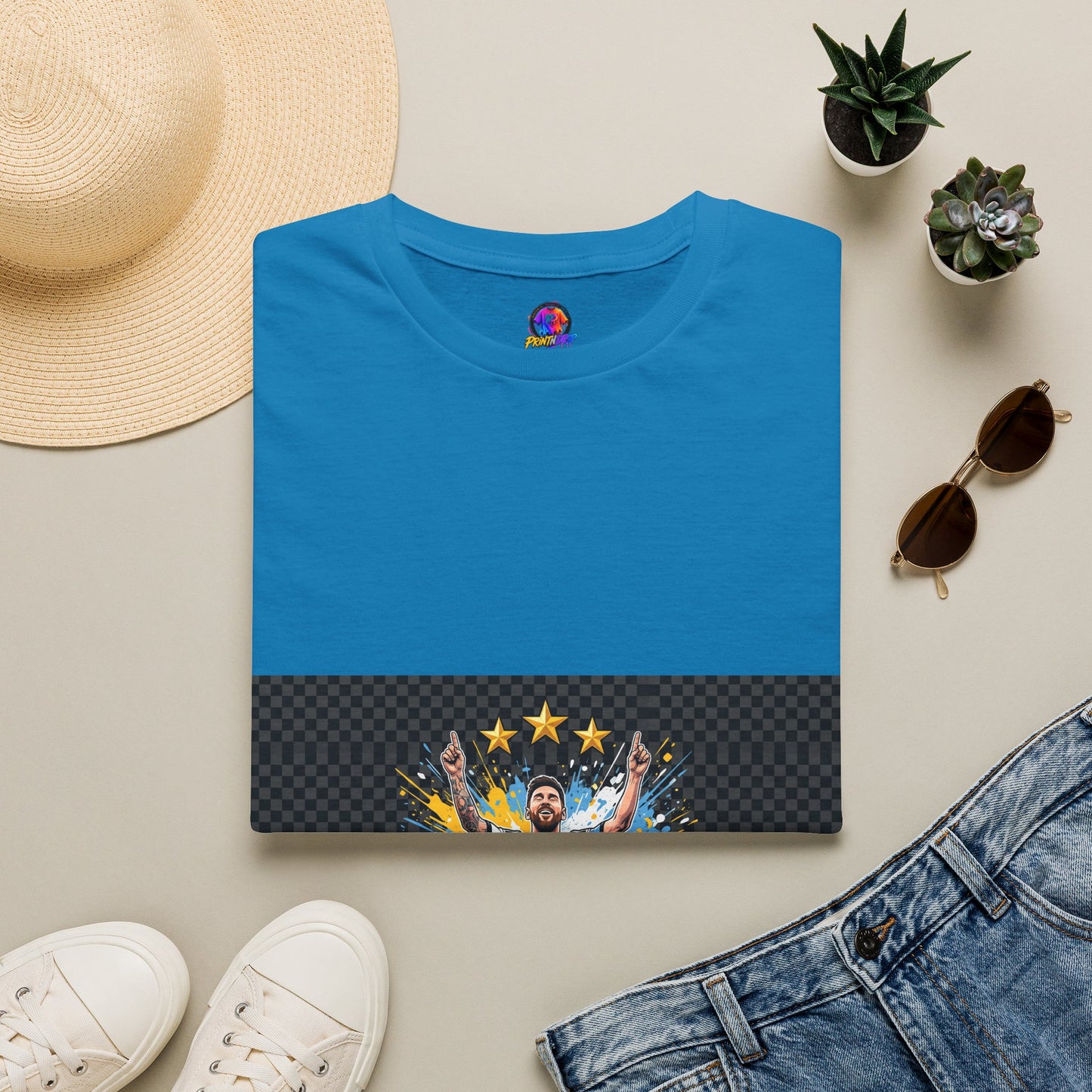 Argentina Messi  Soccer T‑Shirt — Argentina Messi 10 Fan Tee
