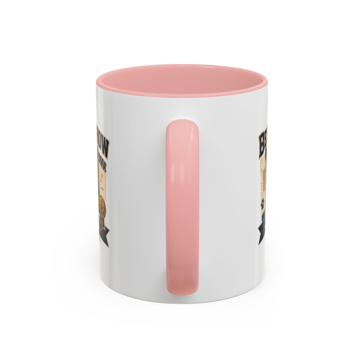 Milo Bailey Dog Dad Mom Best in Show Personalized Dog Mug — "Milo" Photo Accent Coffee Mug