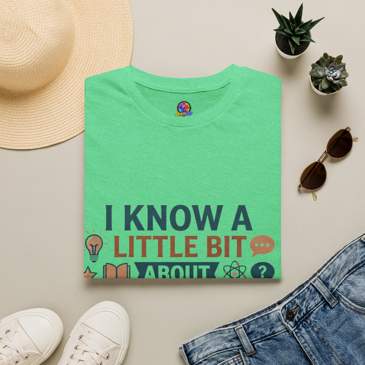 Gemini Funny Horoscope T‑Shirt — "I Know A Little Bit About Everything, It's A Gemini Thing"