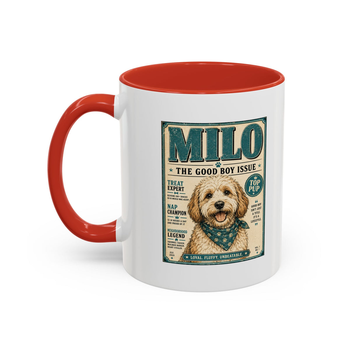 Milo Bailey Dog Dad Mom Milo 'The Good Boy Issue' Coffee Mug