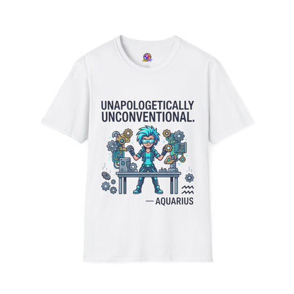 Unapologetically Unconventional T-Shirt — Quirky Steampunk Inventor Graphic Tee