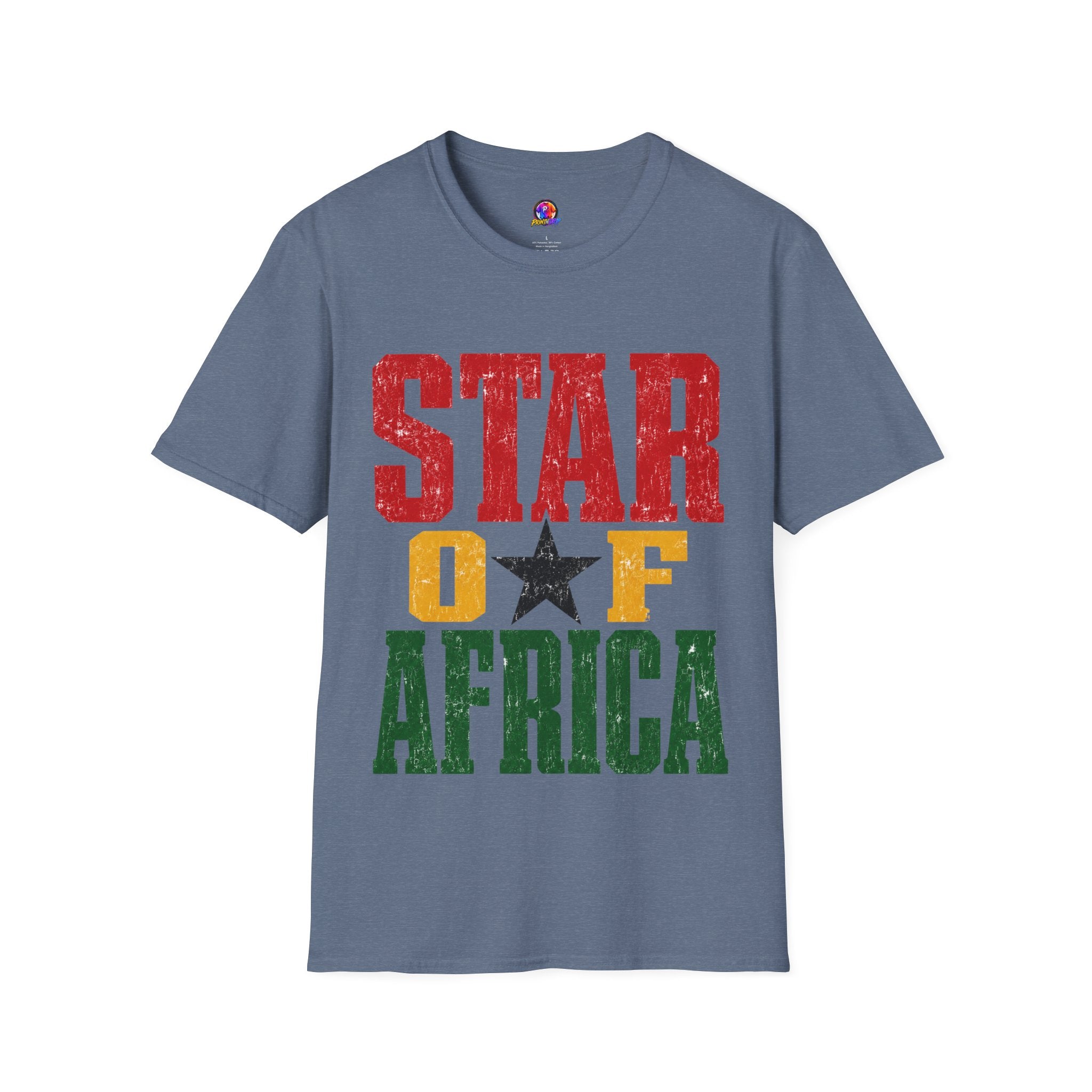 Ghana Star of Africa T-Shirt — Retro Pan-African Graphic Tee