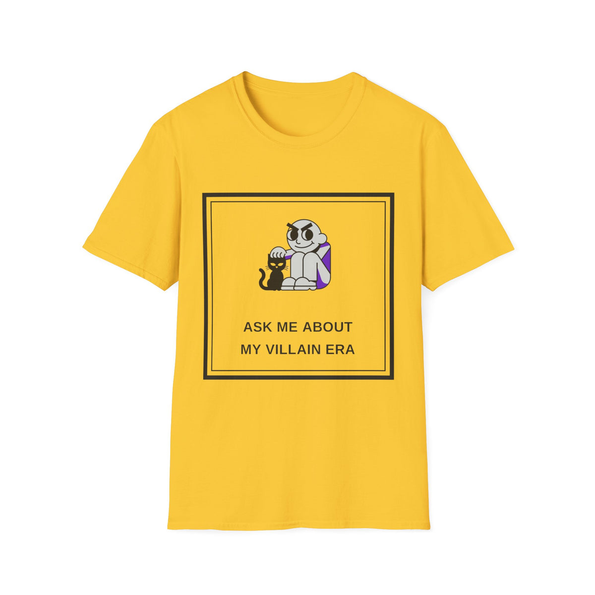 T-Shirt — "Ask Me About My Villain Era" Graphic Tee (Cute Villain Skull Design) - Trending Now - August 2026