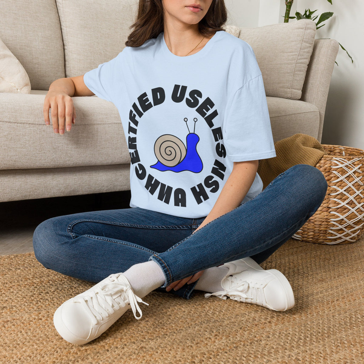 Certified Useless Snail T-Shirt — Funny Cute Graphic Tee for Sarcastic Gifts - Trending Now - August 2026