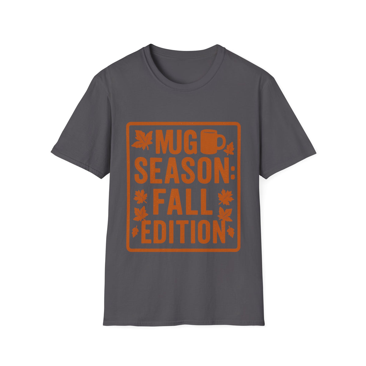 "Mug Season Fall Edition" Retro Aesthetic Graphic Tee - Cozy Autumn Vibe White T-Shirt - Trending Now - September 2026