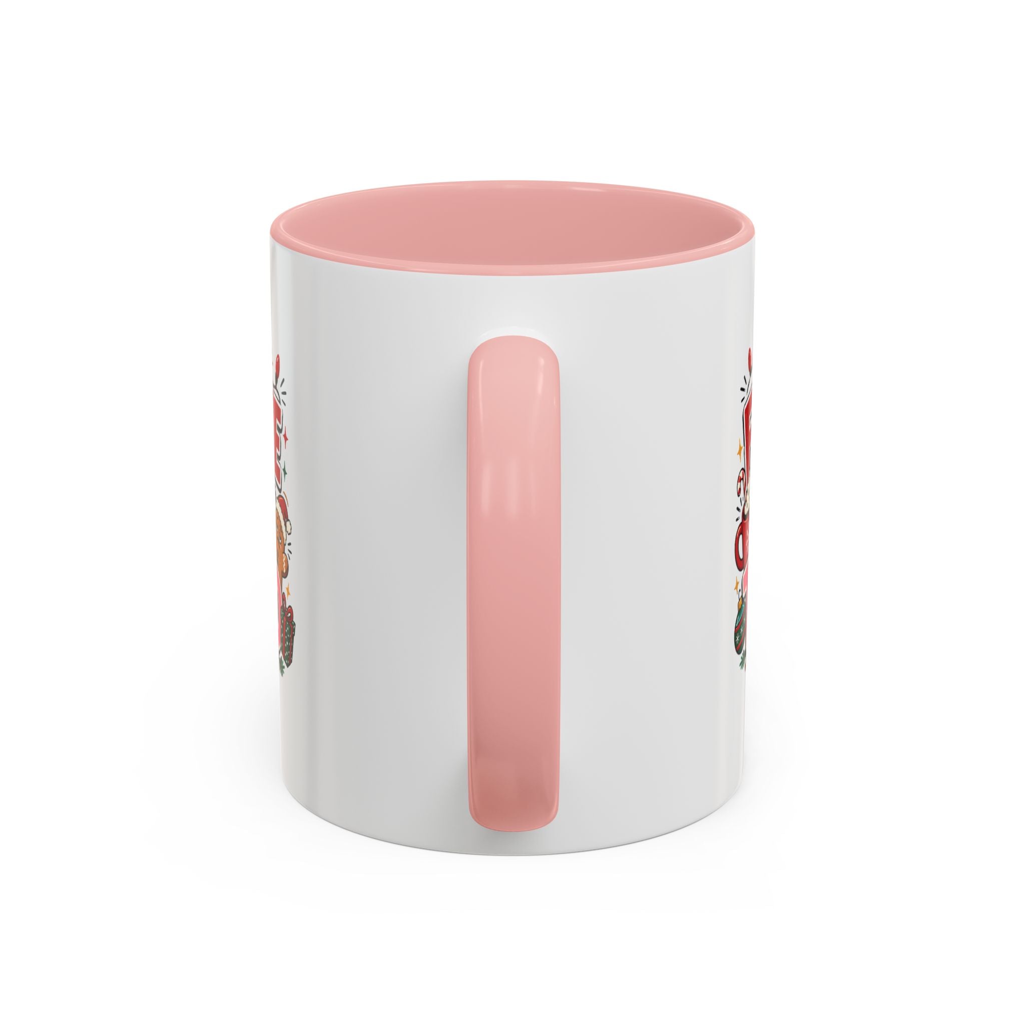 Modern Day Christmas Festive But Tired Accent Coffee Mug — Funny Christmas Holiday Coffee Cup (11/15 oz)