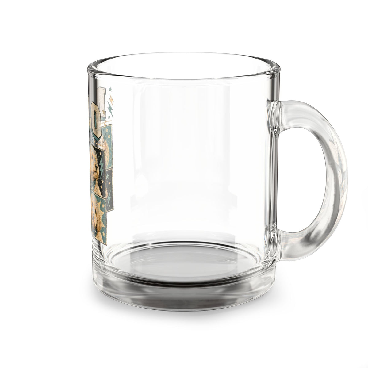 Glass Mug — "Milo: Good Boy Tour" Photo Dog Glass Coffee Mug Milo Bailey Dog Dad Mom  Glass Mug 10 oz