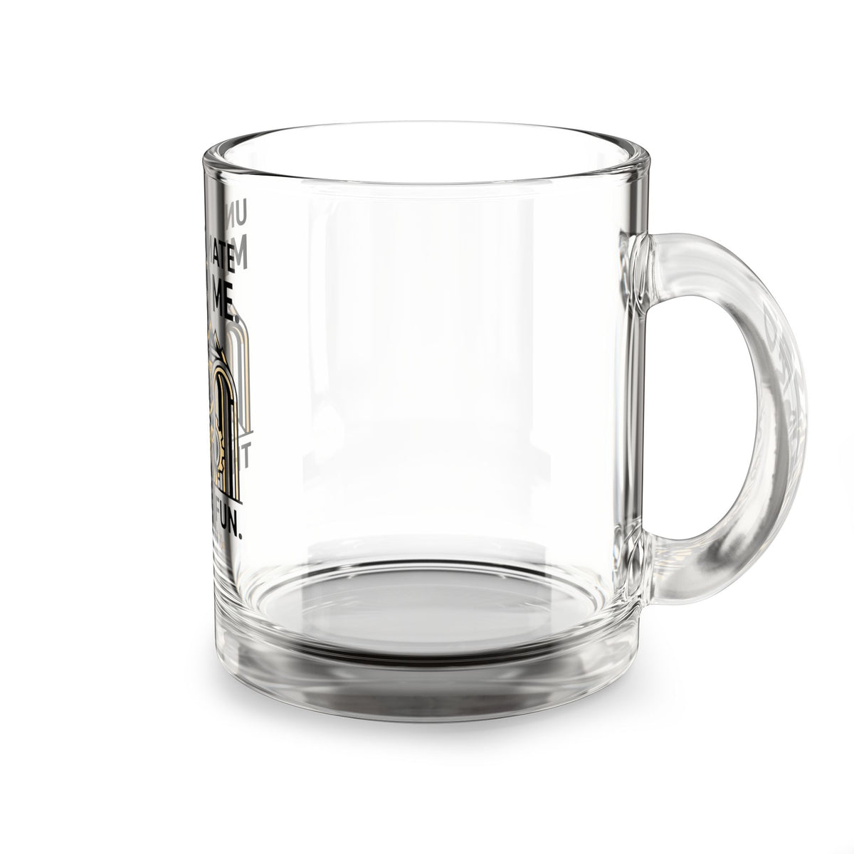 Capricorn Glass Mug — "Underestimate Me. That'll Be Fun." 10oz Zodiac Gift