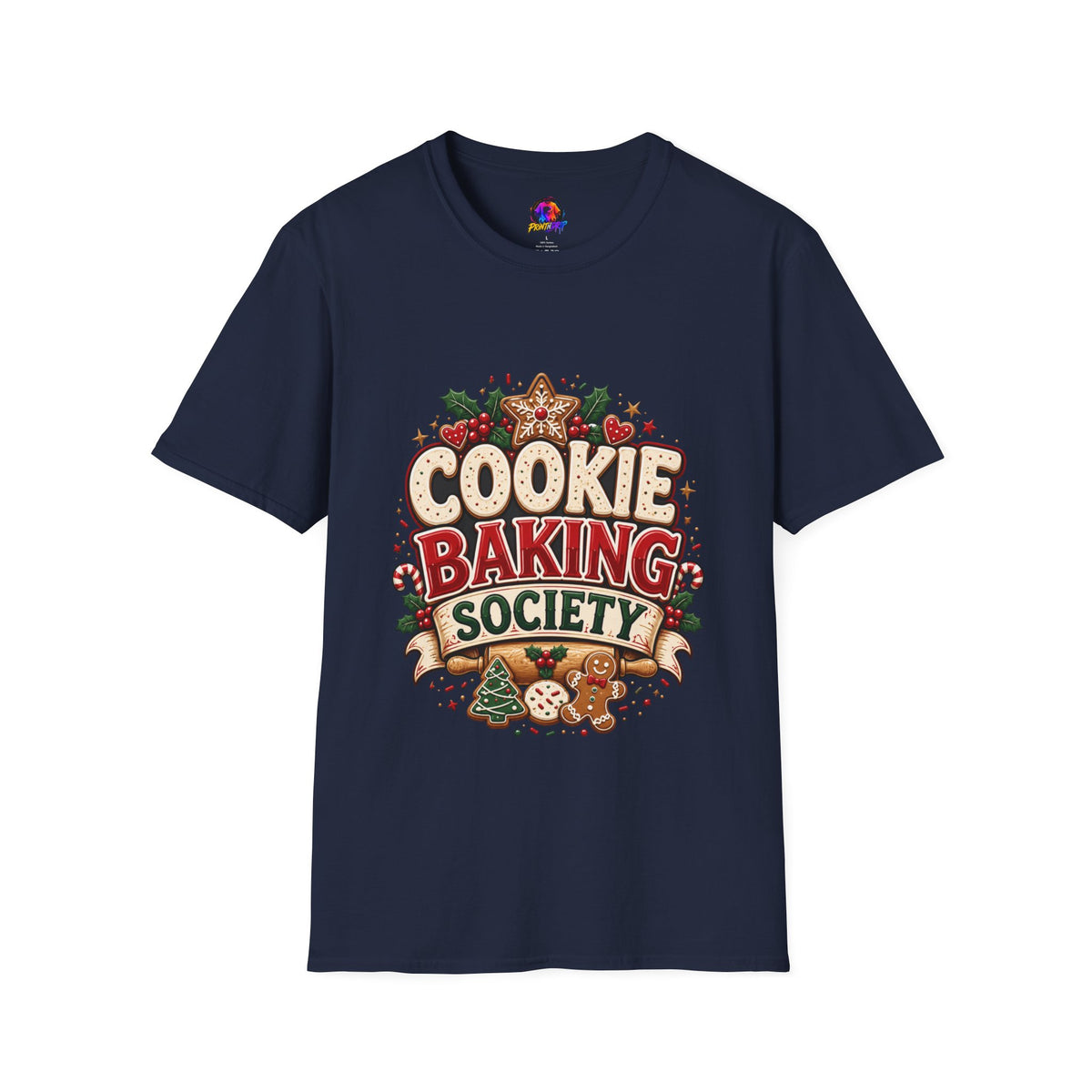Cookie Baking Society T-Shirt — Holiday Baking Graphic Tee