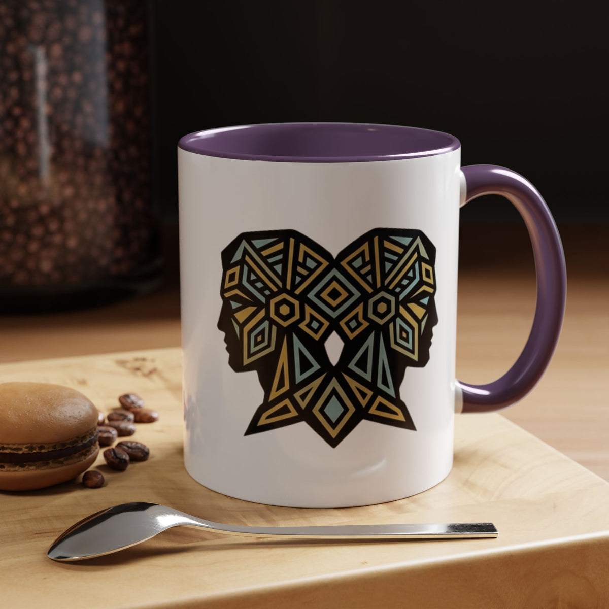 Gemini Zodiac Accent Coffee Mug