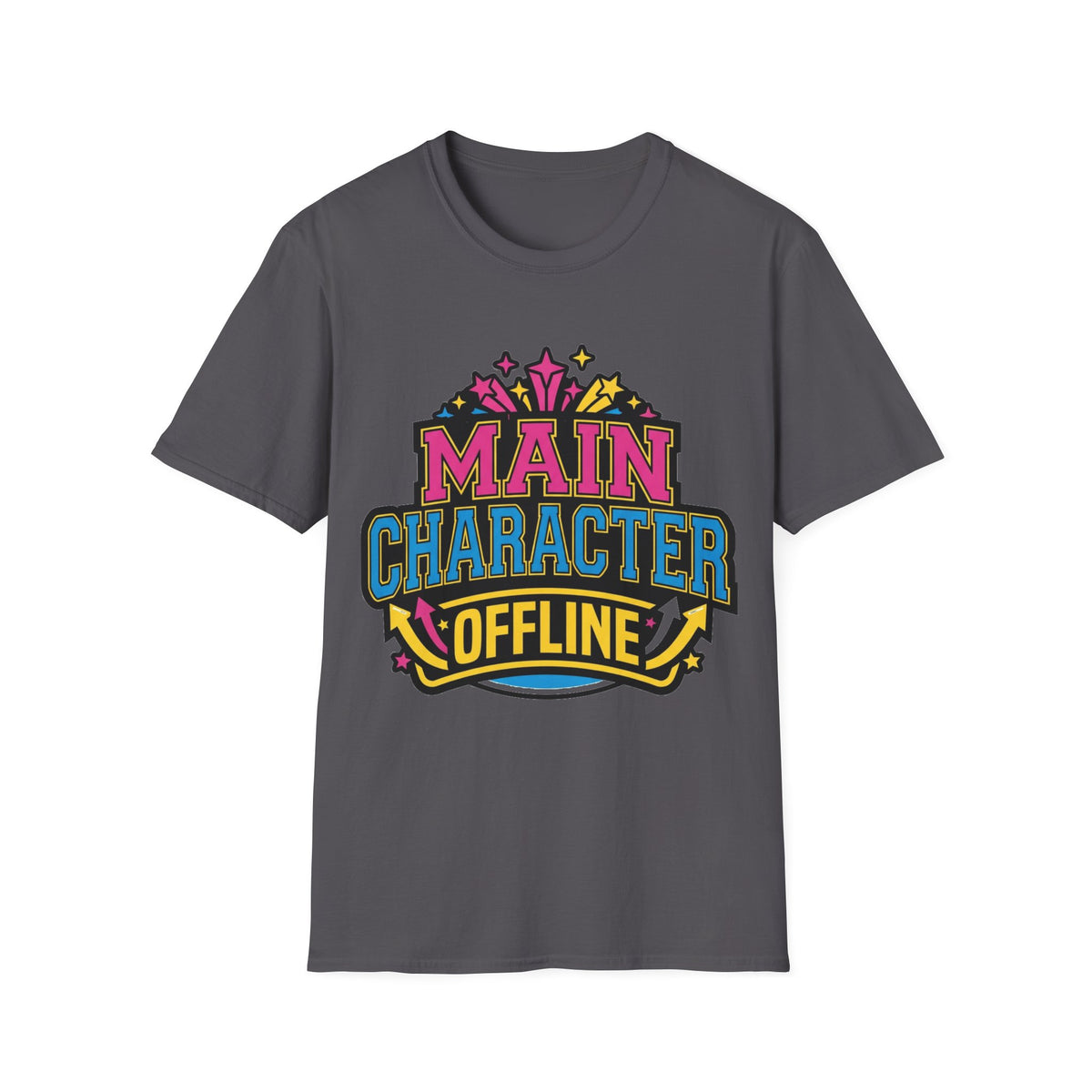Main Character Offline T-Shirt — Retro Colorful 'Main' Graphic Tee - Trending Now - August 2026