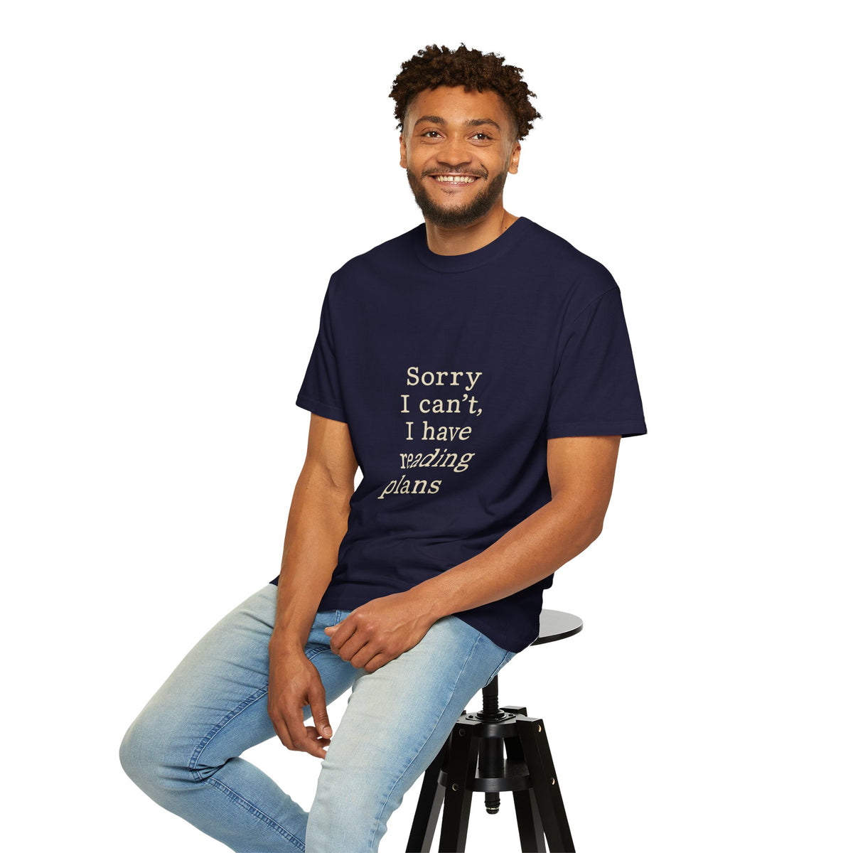 Reading Plans T-Shirt — "Sorry I Can't, I Have Reading Plans" Literary Tee - Trending Now - October 2026