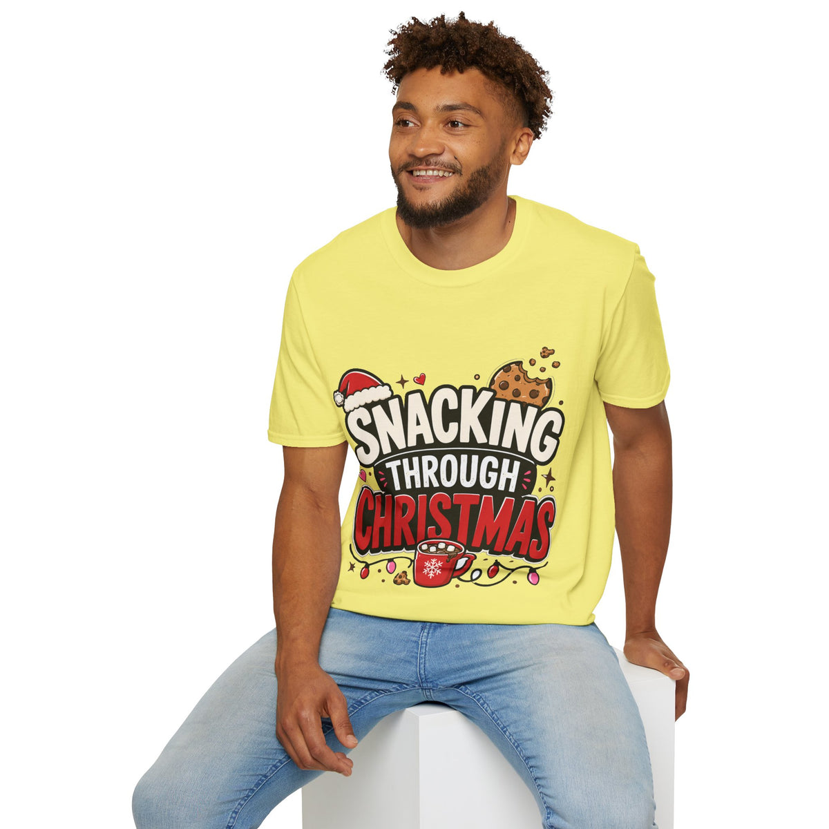 Snacking Through Christmas T-Shirt — Funny Holiday Cookie Tee