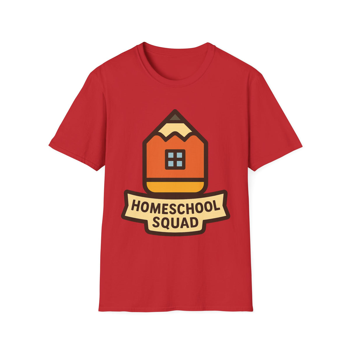 "Homeschool Squad" Cute School Emblem Tee | Homeschooling Teacher T-Shirt - Trending Now - September 2026