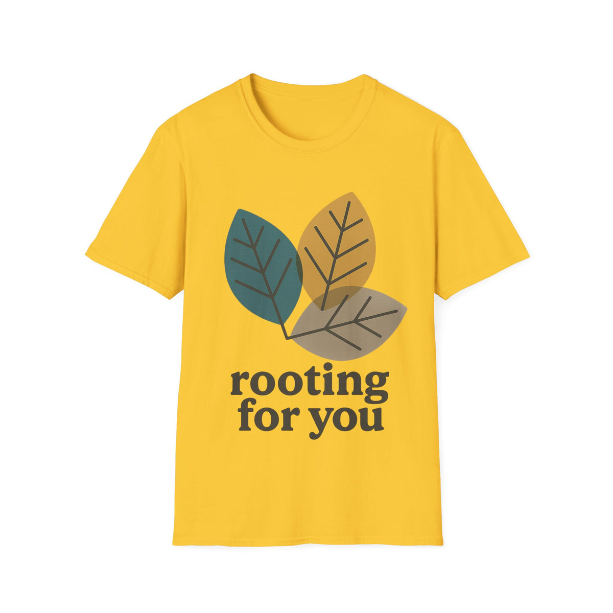 Leaf Trio T-Shirt — 'Rooting for You' Botanical Graphic Tee - Trending Now - September 2026