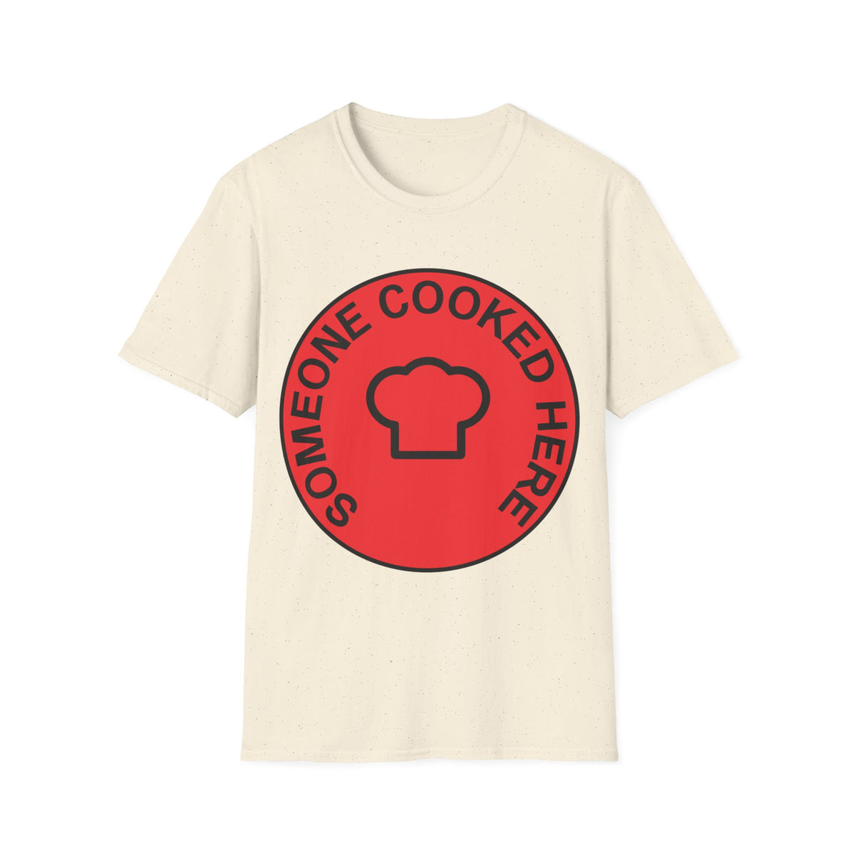 Someone Cooked Here Red Badge Tee - Funny Retro Chef Graphic T-Shirt - Trending Now - September 2026
