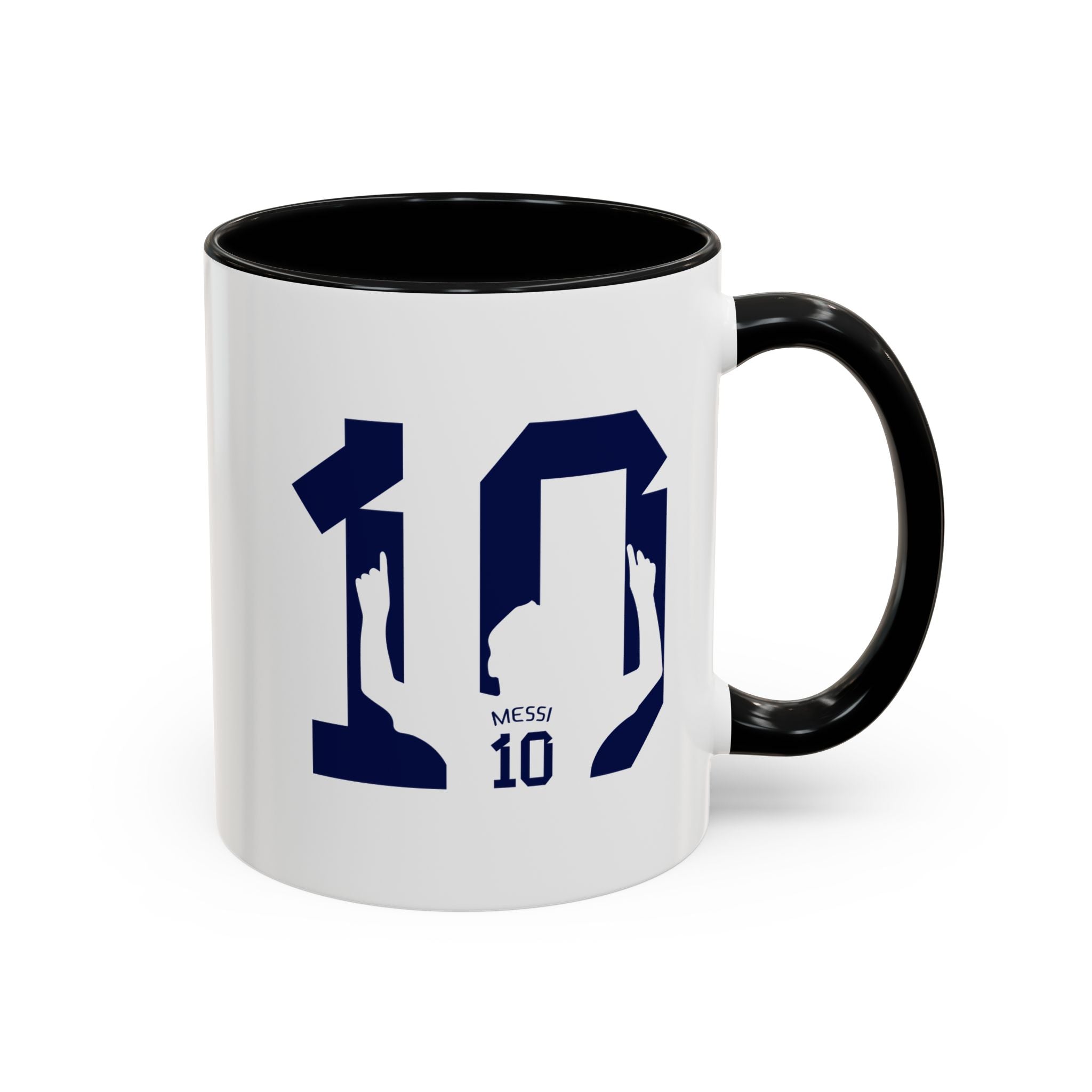 Messi Number 10 Coffee Mug — Soccer Fan Accent Mug
