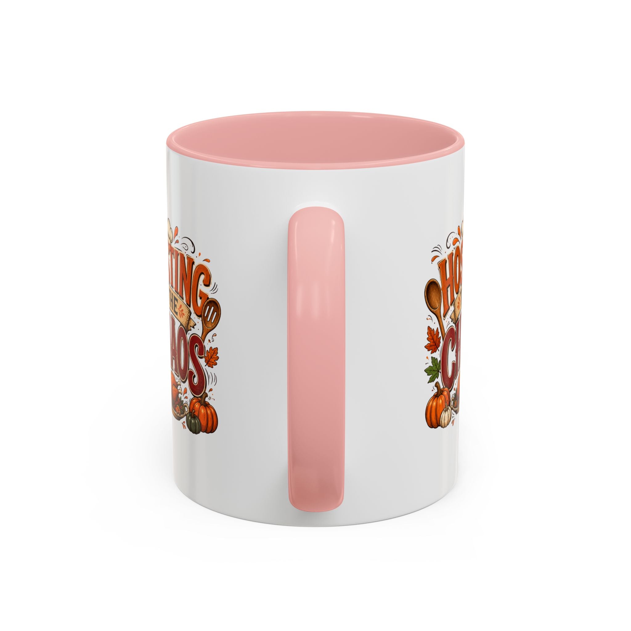 Thanksgiving Mug Hosting the Chaos Accent Coffee Mug — Thanksgiving Pumpkin Fall Kitchen Gift