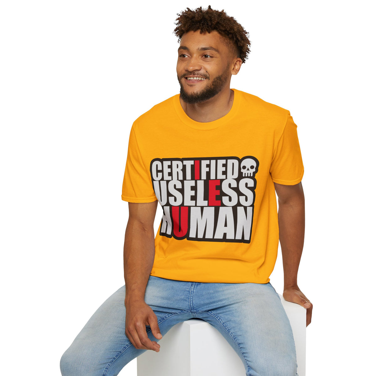 Certified Useless Human T-Shirt — Funny Sarcastic Graphic Tee - Trending Now - August 2026
