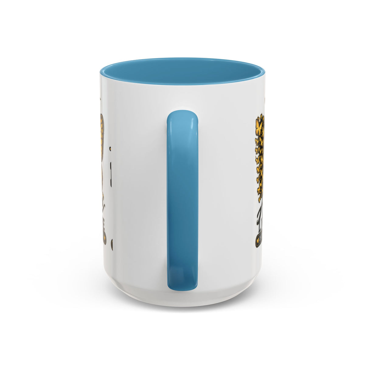 Children’s Cancer Awareness Accent Coffee Mug — "Hope Lives Here" (11/15oz)