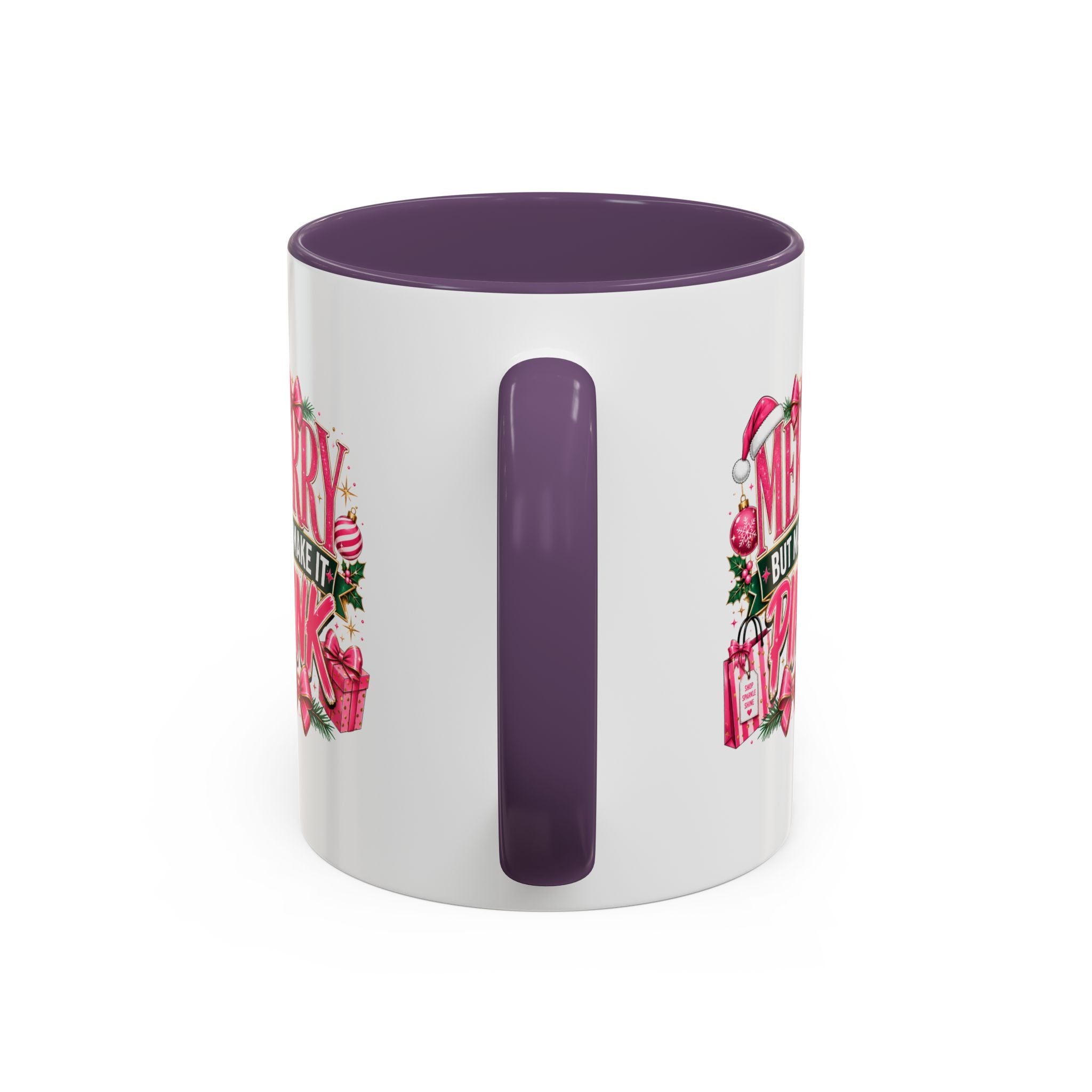 Accent Coffee Mug Merry Pink