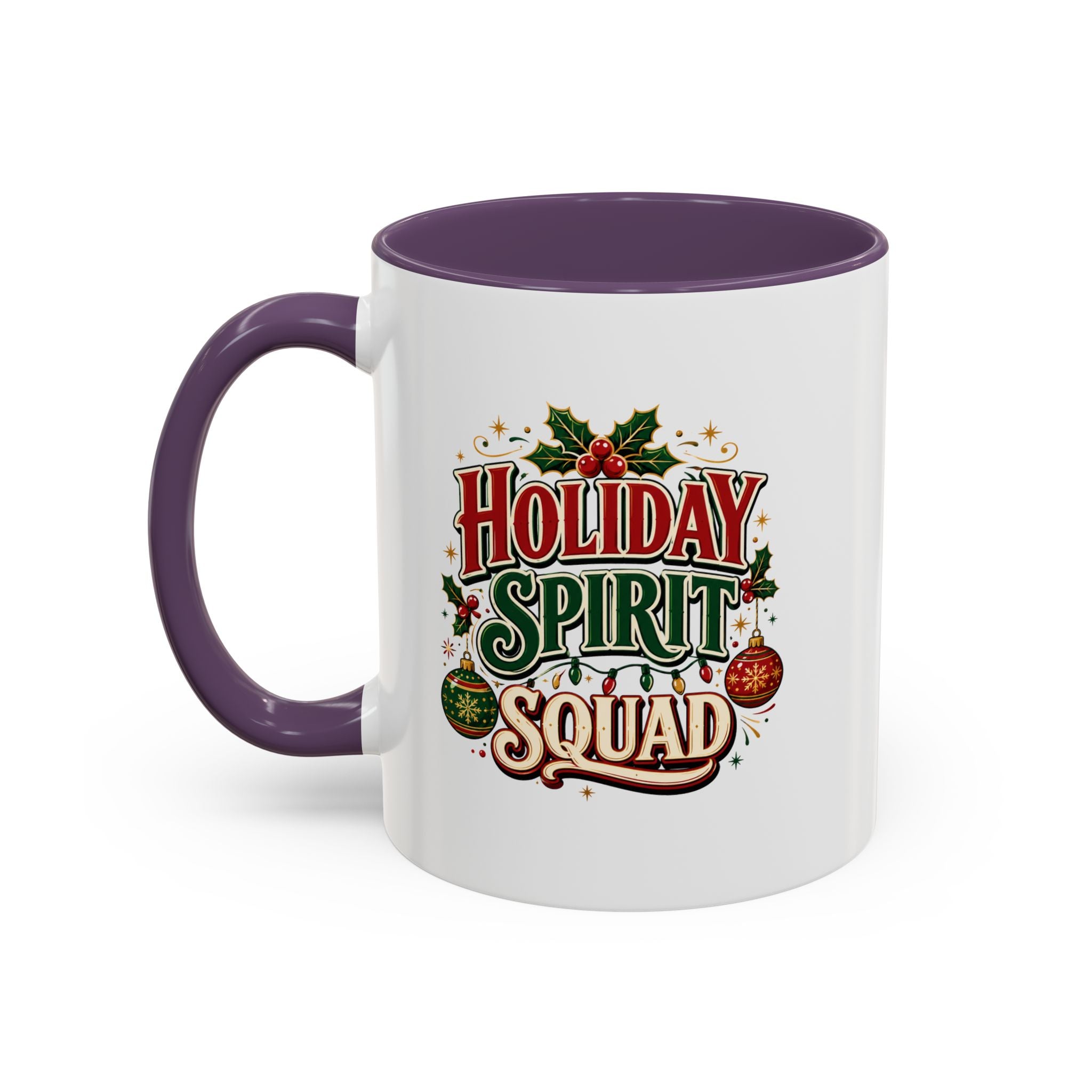 Accent Coffee Mug Holiday Spirit Squad