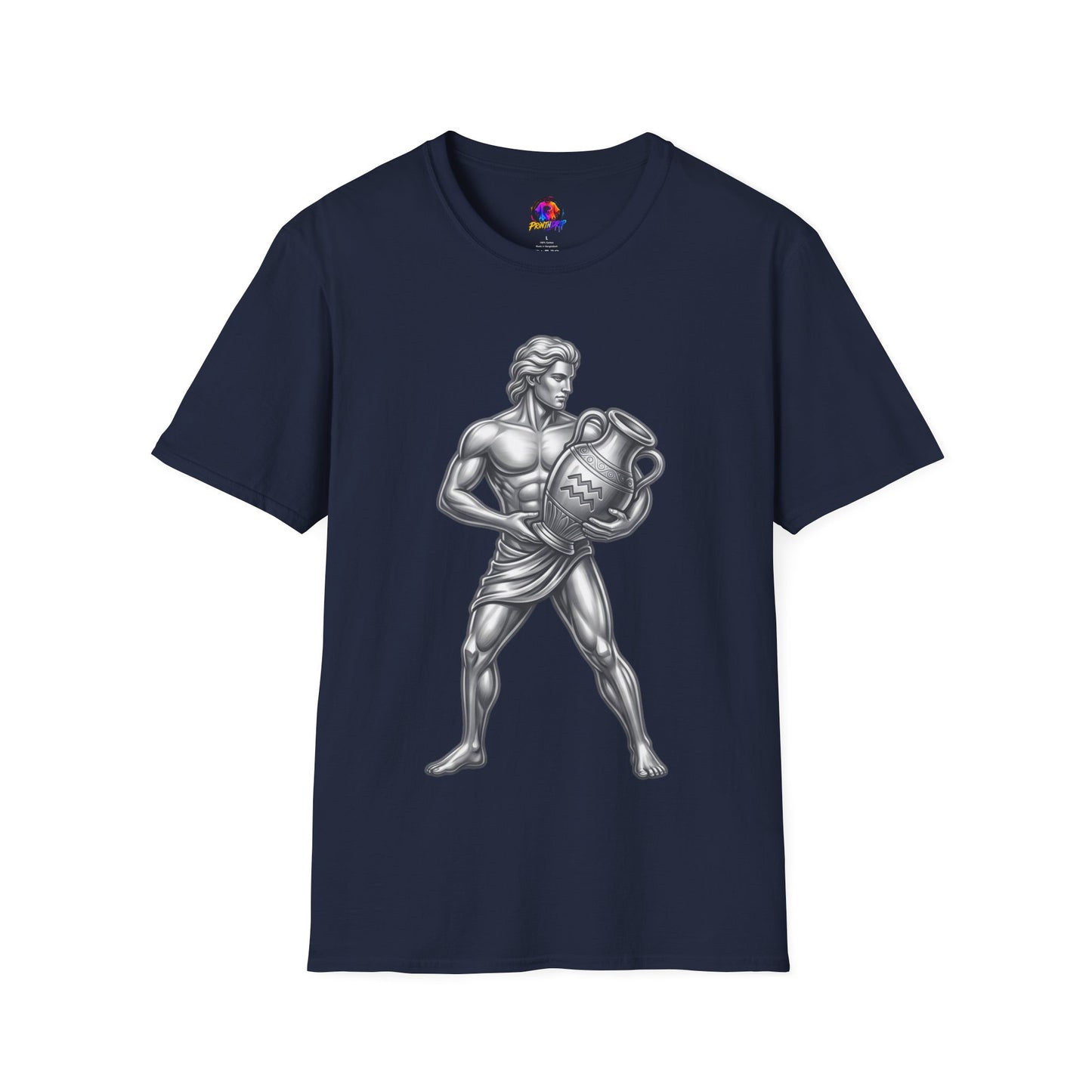 Aquarius Zodiac T-Shirt — Mythic Water Bearer Astrology Tee