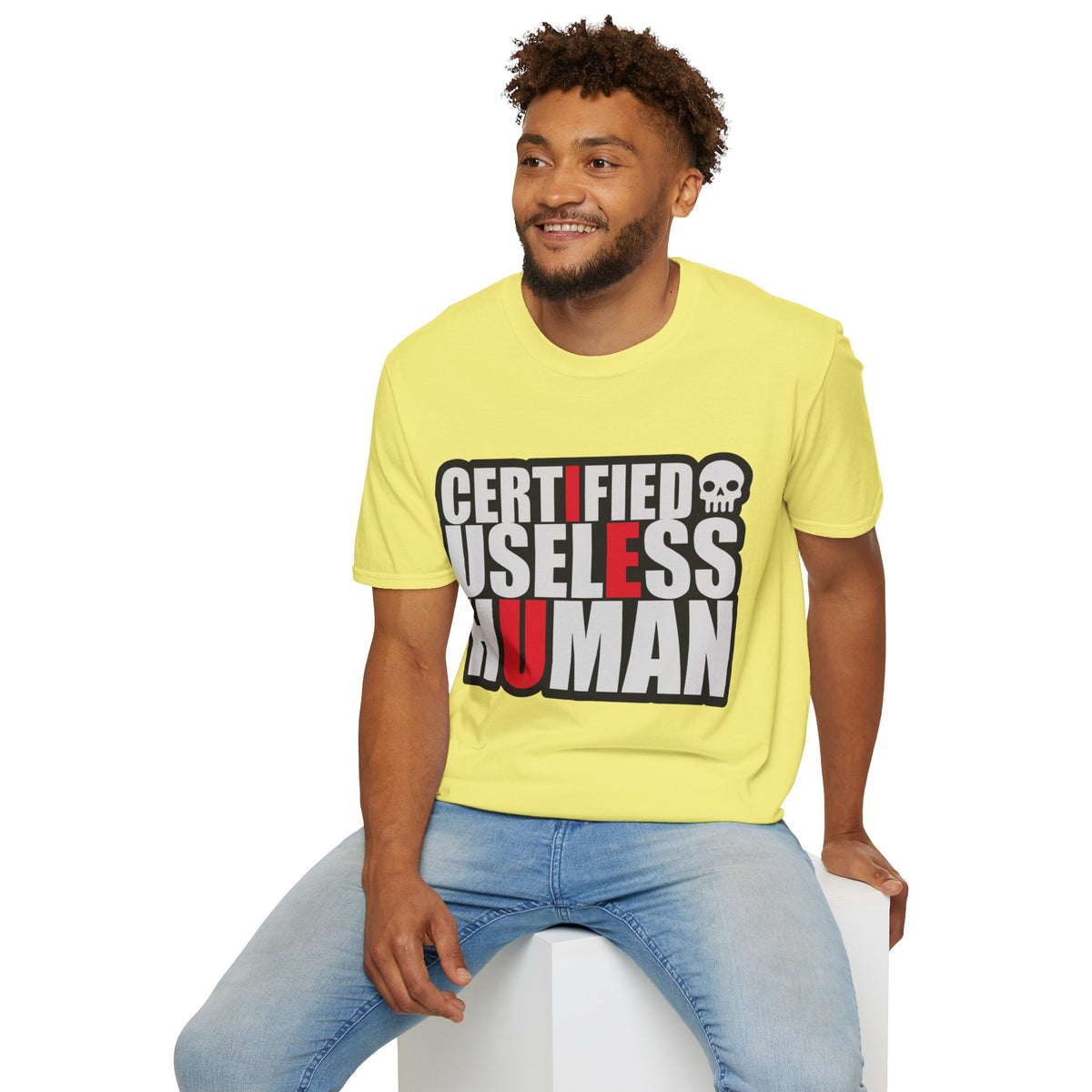 Certified Useless Human T-Shirt — Funny Sarcastic Graphic Tee - Trending Now - August 2026