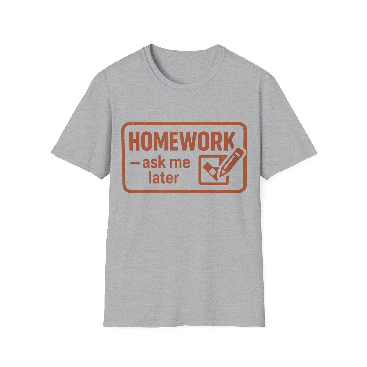 Homework Club T‑Shirt — 'Homework? Done Later' Retro Badge Tee - Trending Now - August 2026