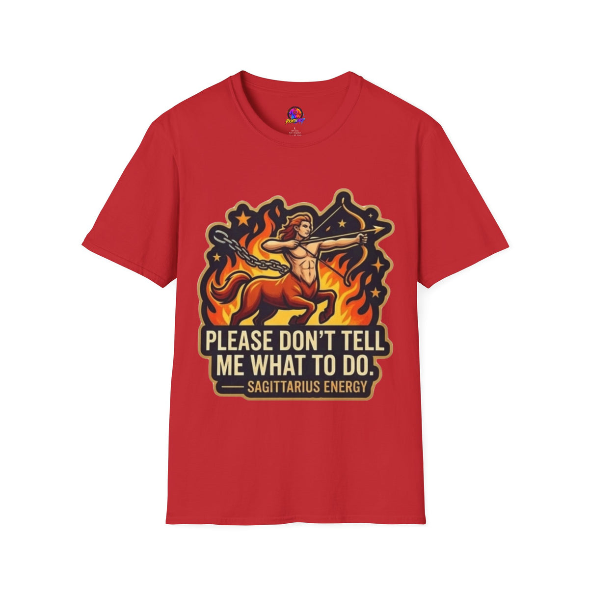 Sagittarius Archer T-Shirt — "Please Don't Tell Me What To Do" Zodiac Graphic