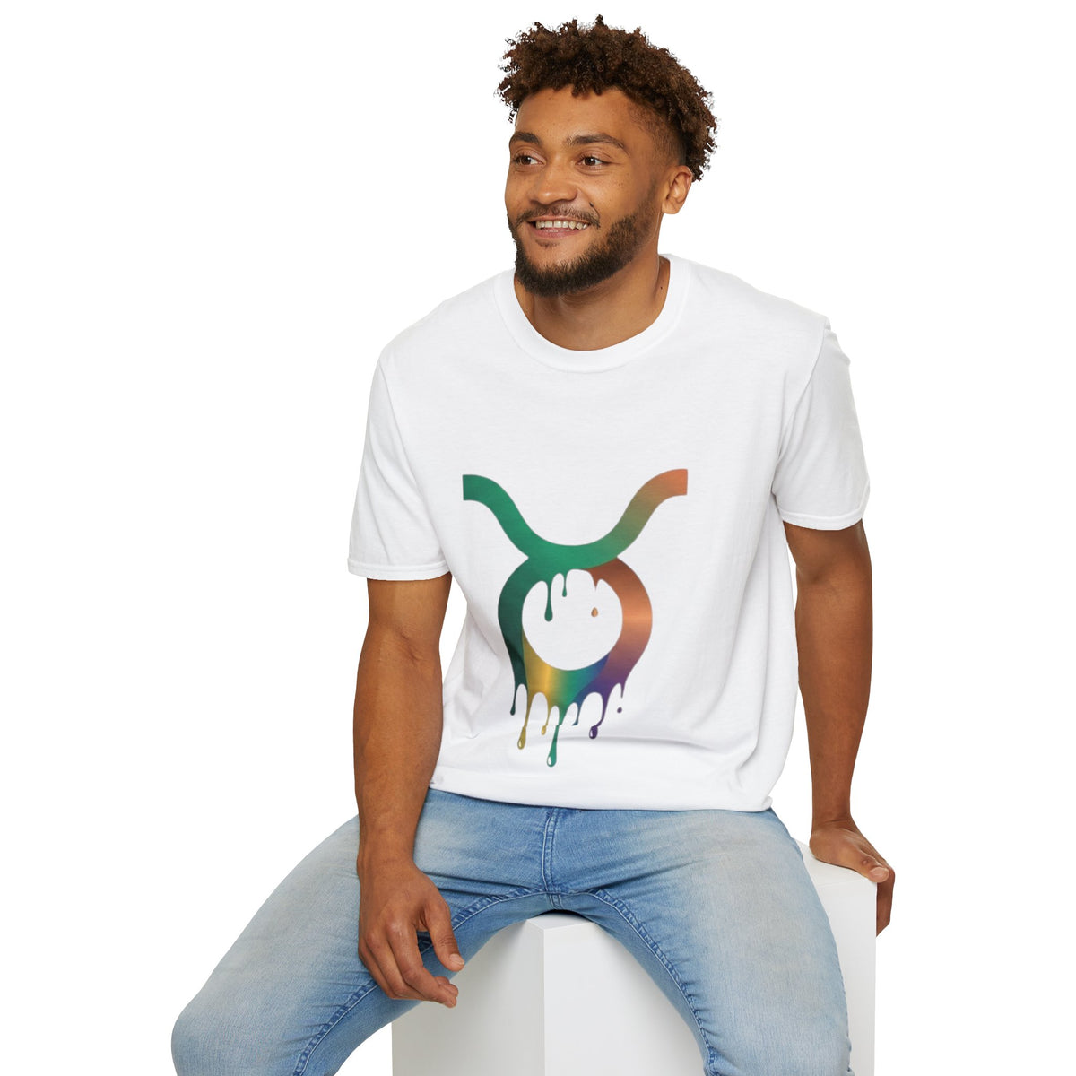 Taurus Abstract Drip Logo T-Shirt