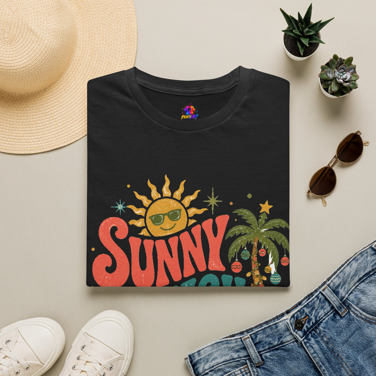 Sunny Sleigh Vibes T-Shirt