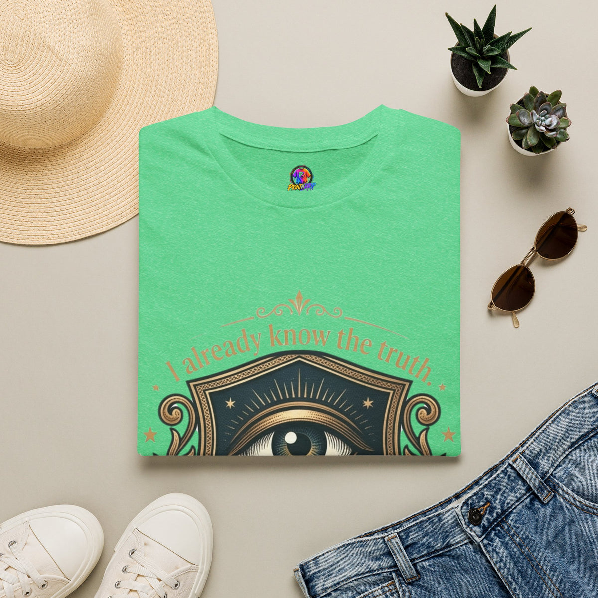 I Already Know the Truth Scorpio T-Shirt — Mystical Third Eye Zodiac Tee