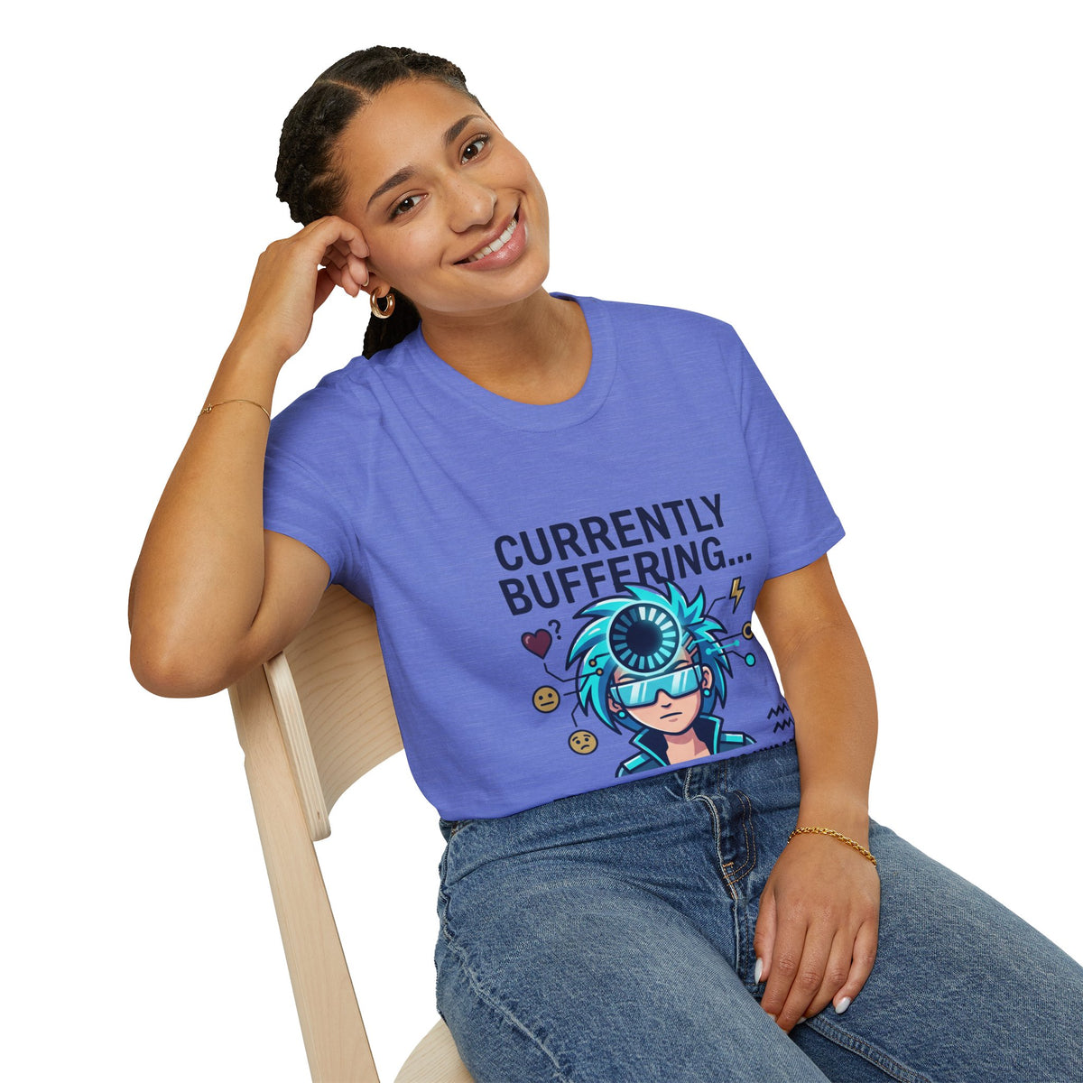 Currently Buffering T-Shirt — Funny Aquarius Zodiac Tee