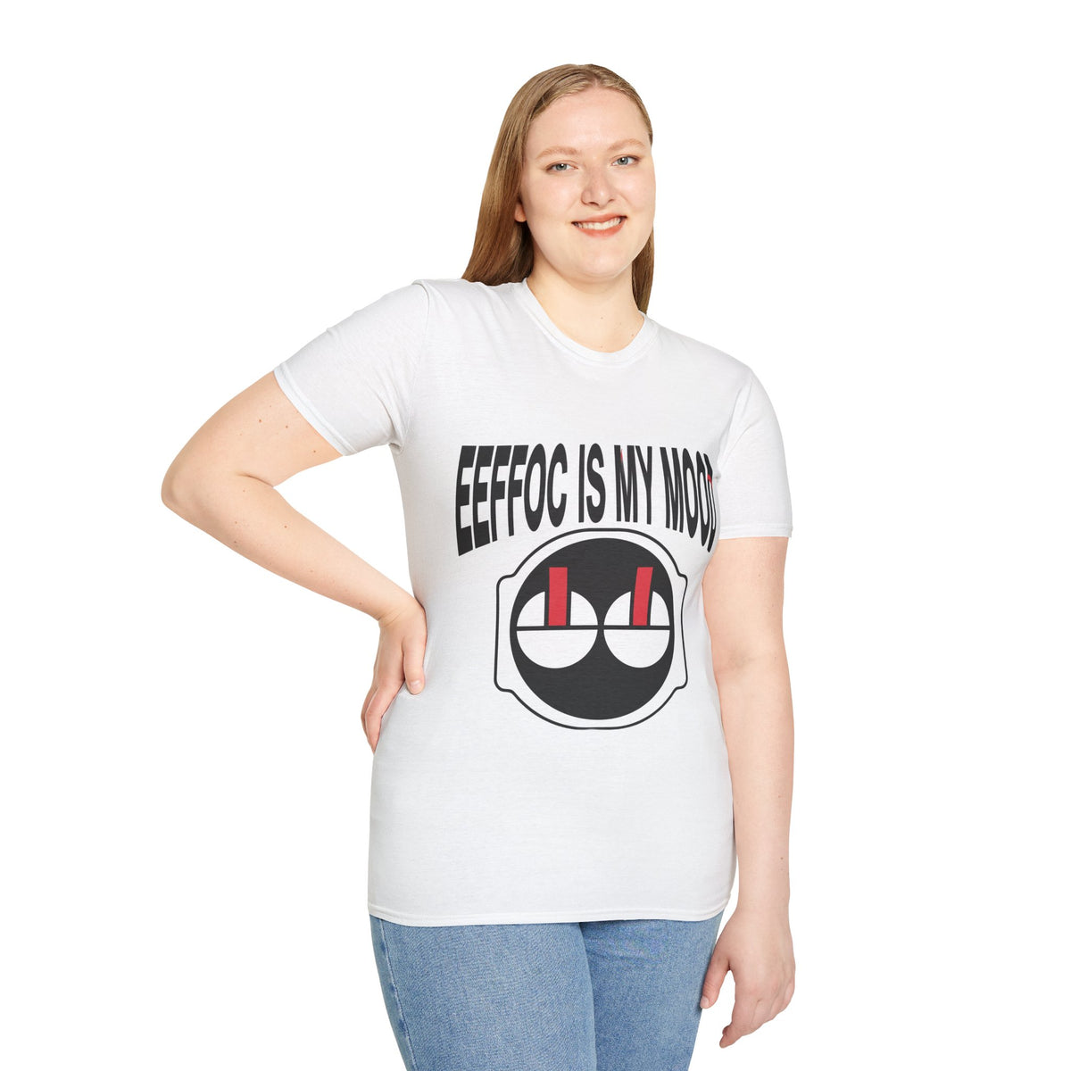 T-Shirt — “EFFOC Is My Mood” Graphic Tee (Emo/Edgy Smiley Design) - Trending Now - August 2026