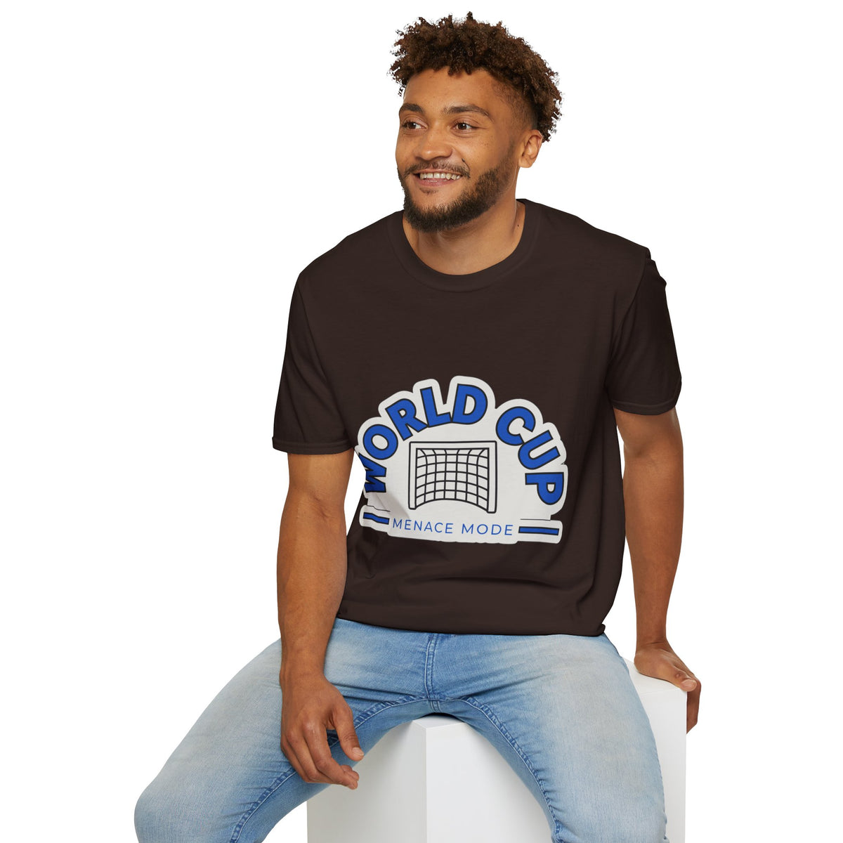World Cup Soccer T‑Shirt — 'Menace Mode' Retro Goal Graphic - Trending Now - August 2026
