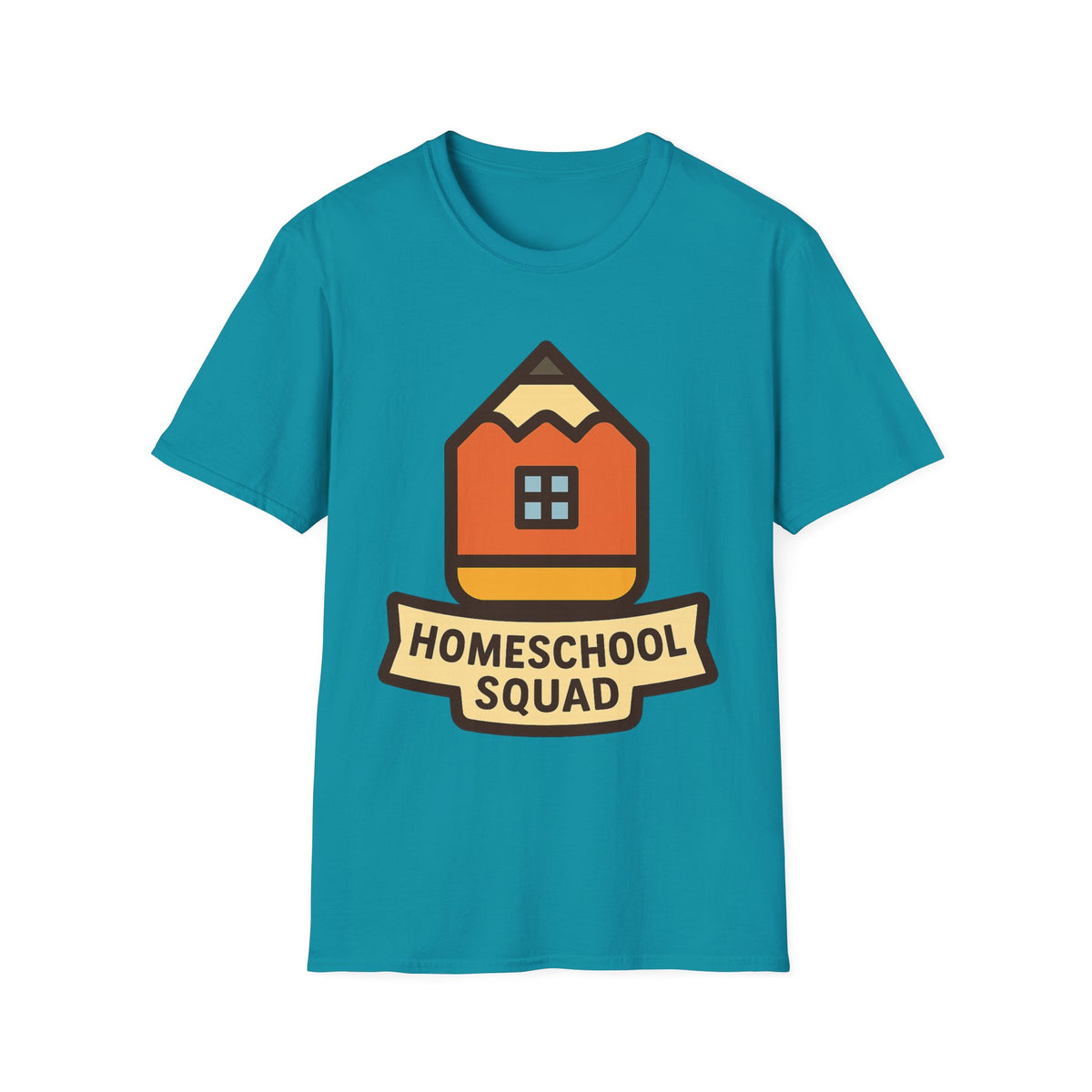 "Homeschool Squad" Cute School Emblem Tee | Homeschooling Teacher T-Shirt - Trending Now - September 2026