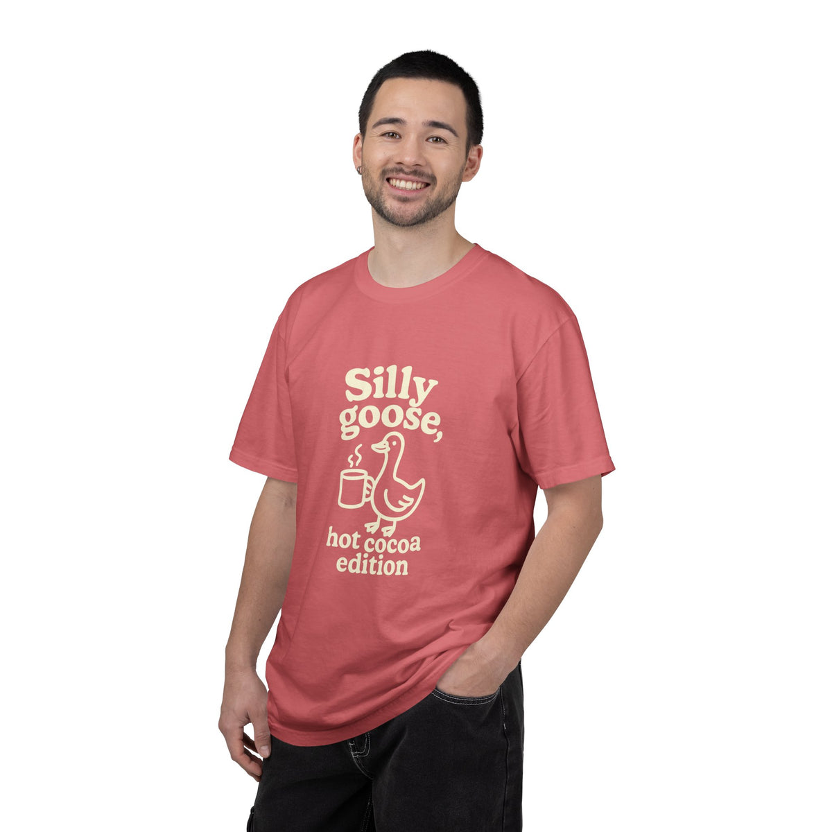 Silly Goose Hot Cocoa T-Shirt — Cute Winter Graphic Tee - Trending Now - October 2026