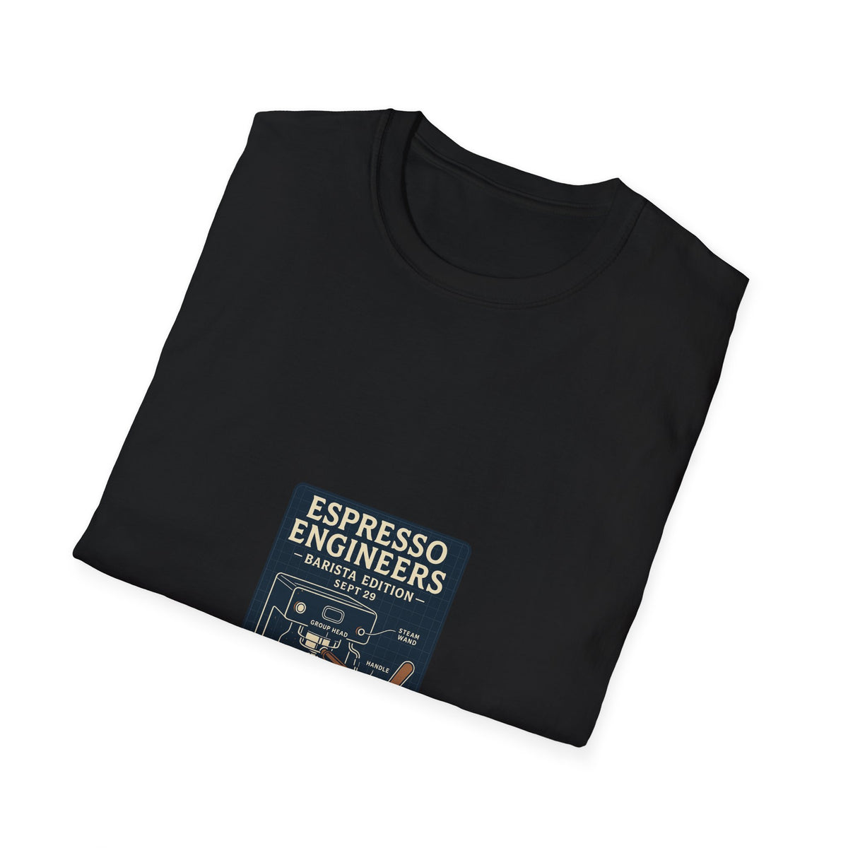 Espresso Engineers Vintage Coffee Machine Graphic Tee, Retro Barista T-Shirt - Trending Now - September 2026