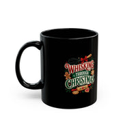 Christmas Baking Mug — "Whisking Through Christmas" Holiday Coffee Cup
