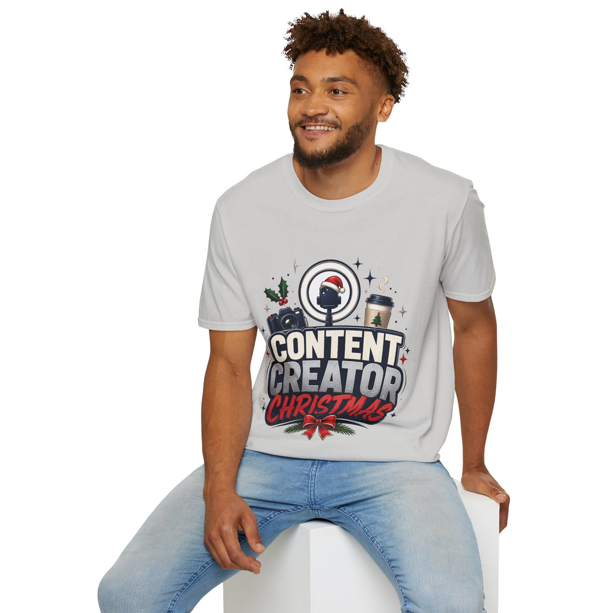 Content Creator Christmas T-Shirt