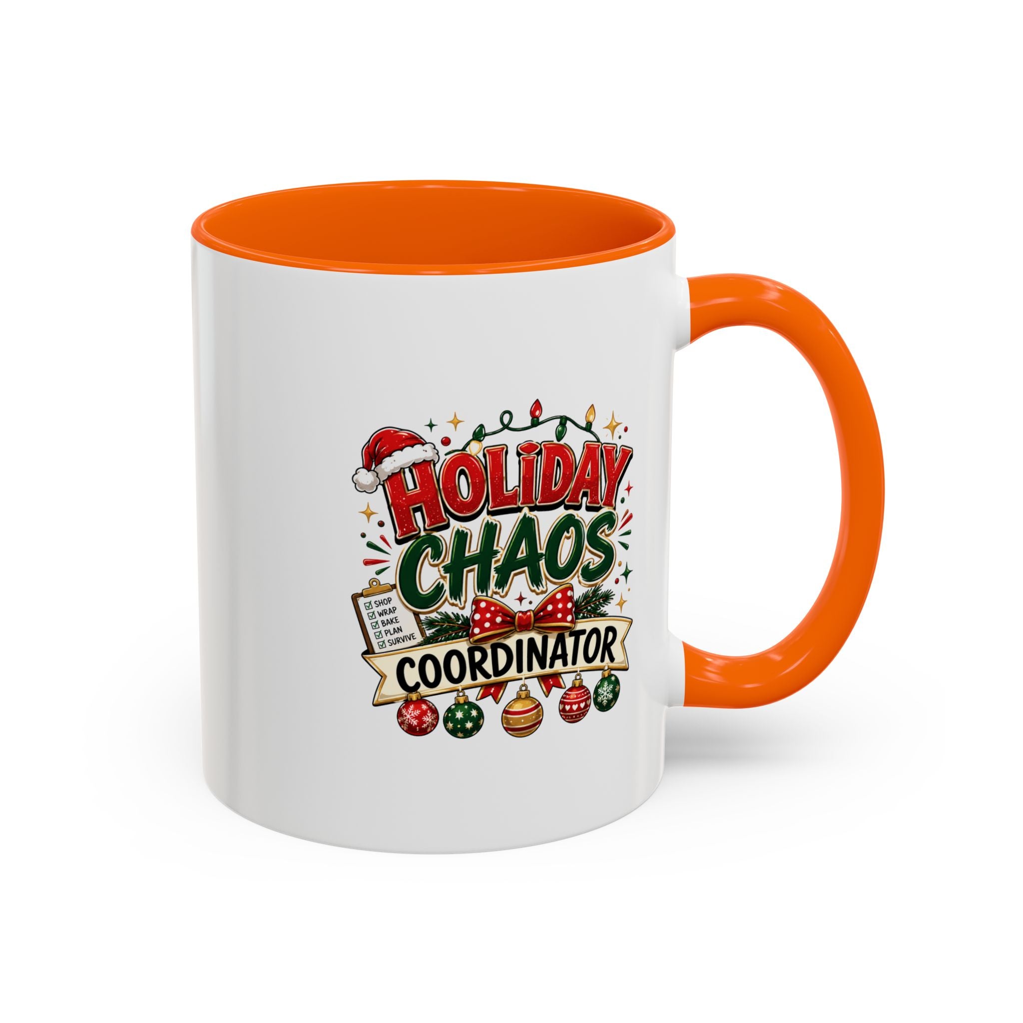 Accent Coffee Mug Holiday Chaos Coordinator