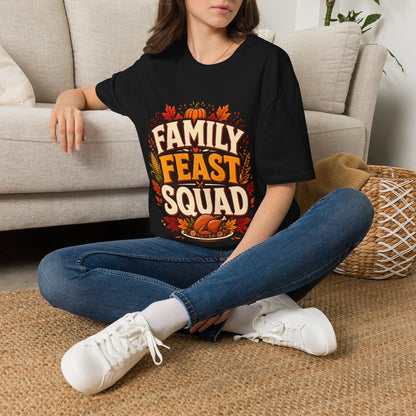 Family Feast Squad T-Shirt — Thanksgiving Fall Harvest Tee