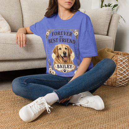 Forever My Best Friend Dog T-Shirt — Personalized Golden Retriever Tribute