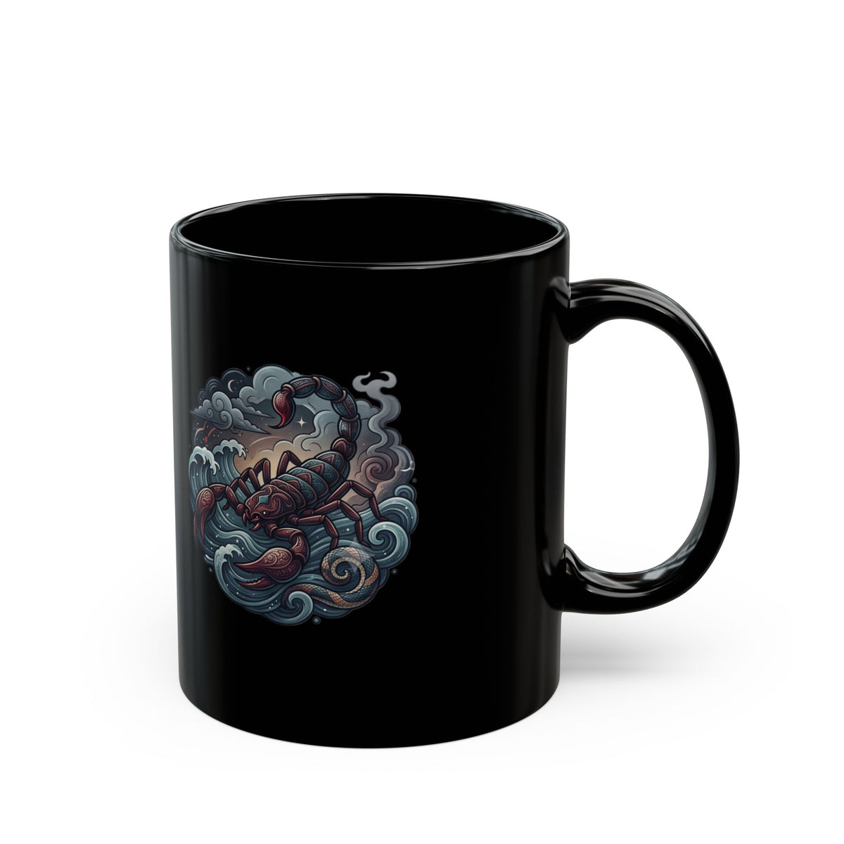 Scorpio Zodiac Mug  Black Mug