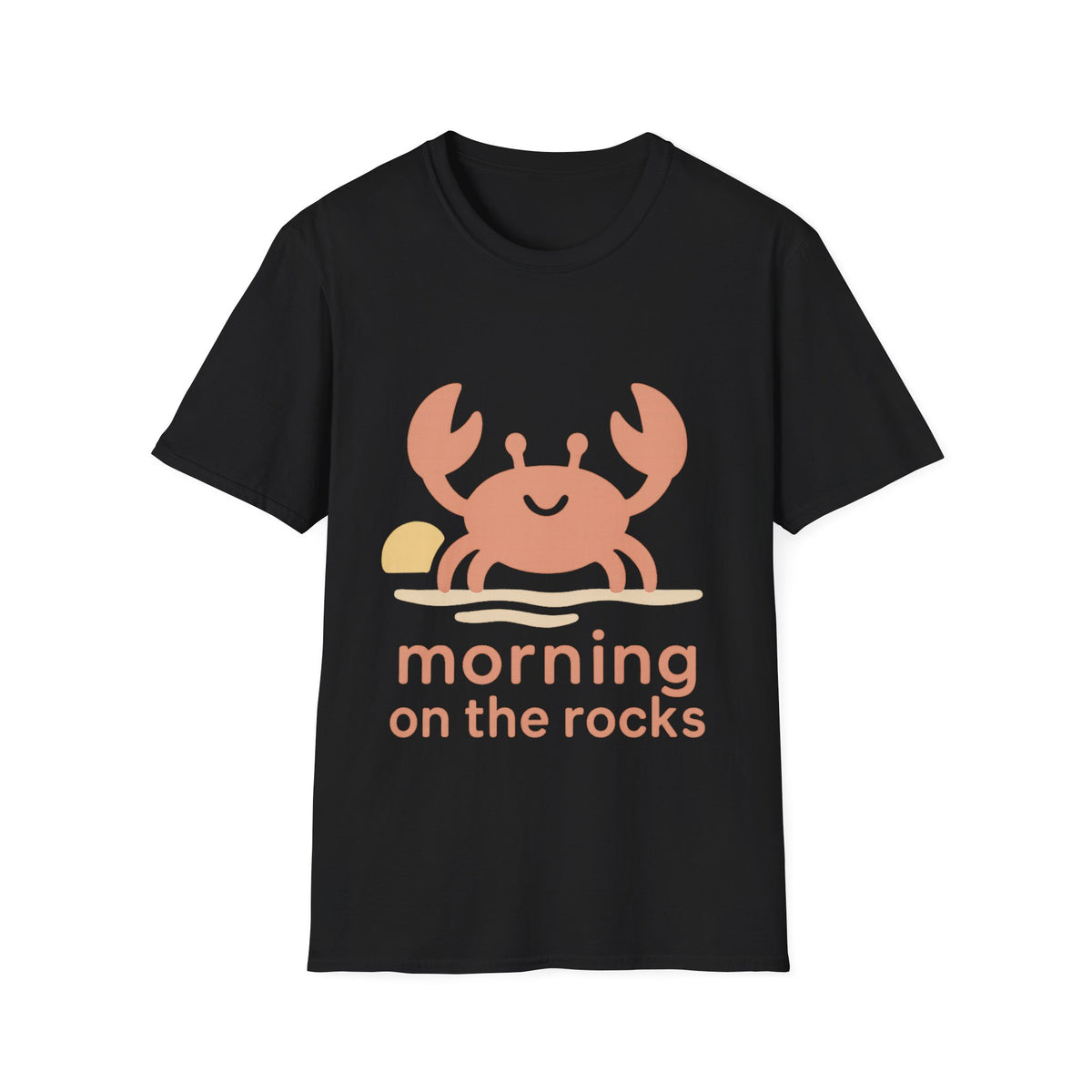 Cute Crab Morning on the Coast Graphic Tee - Trending Now - September 2026